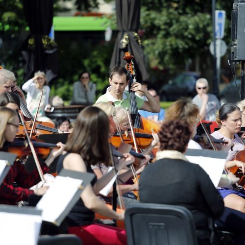 Atvira Klaipėdos muzikinio teatro solistų repeticija  © Vytauto Petriko nuotr.