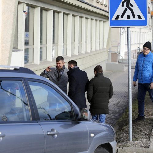 Visureigio skrydis Klaipėdoje baigėsi ant kavinės terasos  © Vytauto Petriko nuotr.