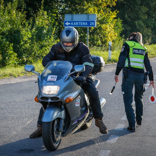 Policijos reidas Klaipėdos rajone 2019.08.24  © Vytauto Petriko nuotr.