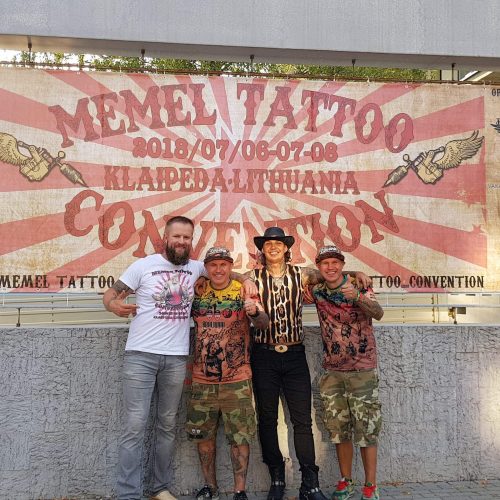 Memel Tattoo festivalio svečiai  © Organizatorių nuotr.