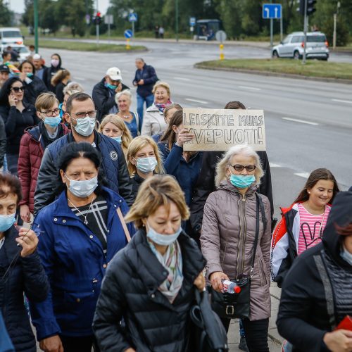 Protestas „Smarvei ne“  © Vytauto Petriko nuotr.