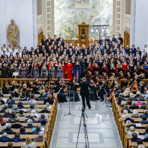 XX Lietuvos aukštųjų mokyklų studentų chorų festivalio baigiamasis koncertas  © Vytauto Petriko nuotr.