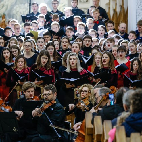 XX Lietuvos aukštųjų mokyklų studentų chorų festivalio baigiamasis koncertas  © Vytauto Petriko nuotr.