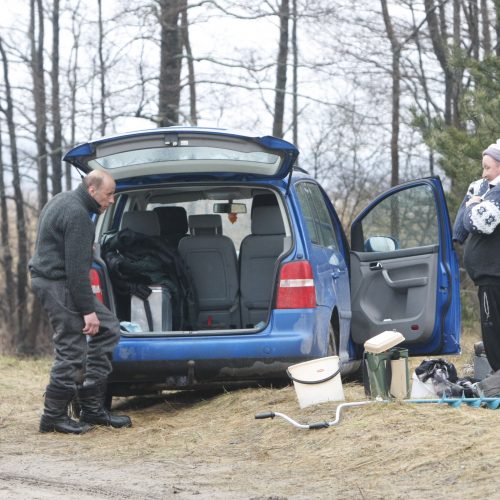 Žvejai ant ledo  © Vytauto Liaudanskio nuotr.