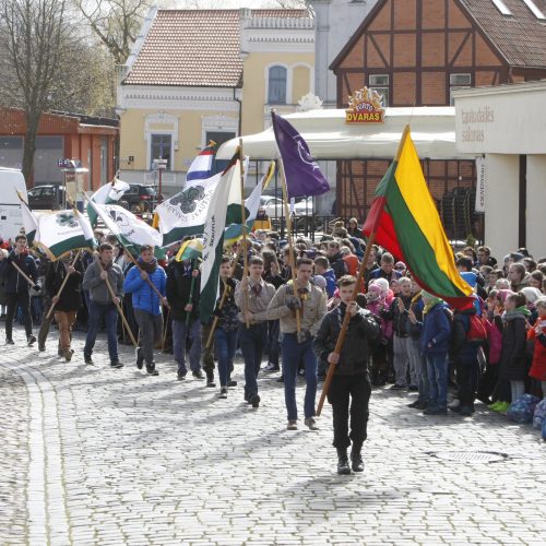 Skautų žygis Klaipėdoje  © Vytauto Liaudanskio nuotr.