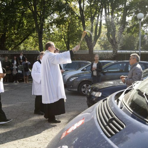 Automobilių šventinimas Klaipėdoje  © Vytauto Liaudanskio nuotr.