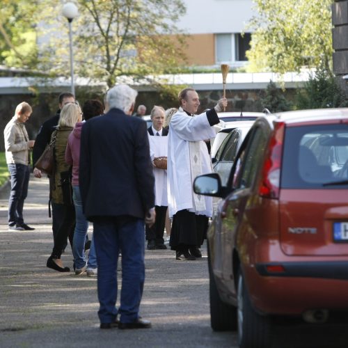 Automobilių šventinimas Klaipėdoje  © Vytauto Liaudanskio nuotr.