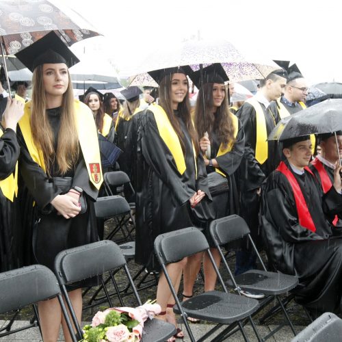 Diplomų įteikimas Klaipėdos universitete  © Vytauto Liaudanskio nuotr.