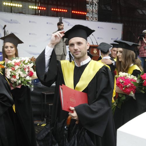 Diplomų įteikimas Klaipėdos universitete  © Vytauto Liaudanskio nuotr.