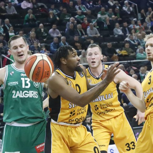 LKL: „Žalgiris“–„Šiauliai“  © Laimučio Brundzos nuotr.