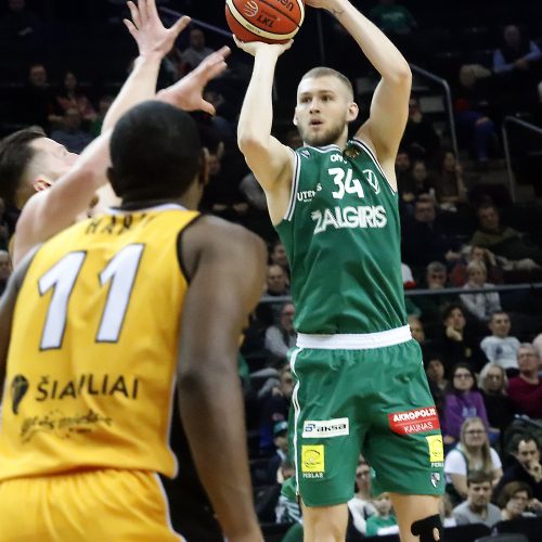 LKL: „Žalgiris“–„Šiauliai“  © Laimučio Brundzos nuotr.