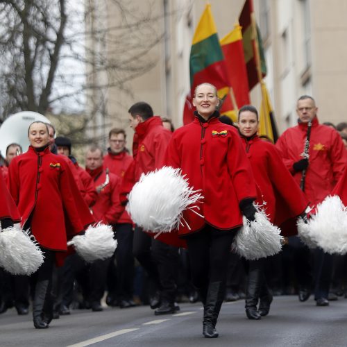 Kauniečiai švenčia Vasario 16-ąją   © Laimučio Brundzos, Kauno miesto savivaldybės nuotr.