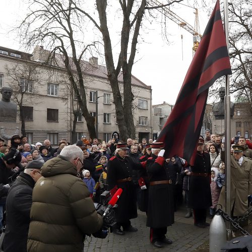 Kauniečiai švenčia Vasario 16-ąją   © Laimučio Brundzos, Kauno miesto savivaldybės nuotr.