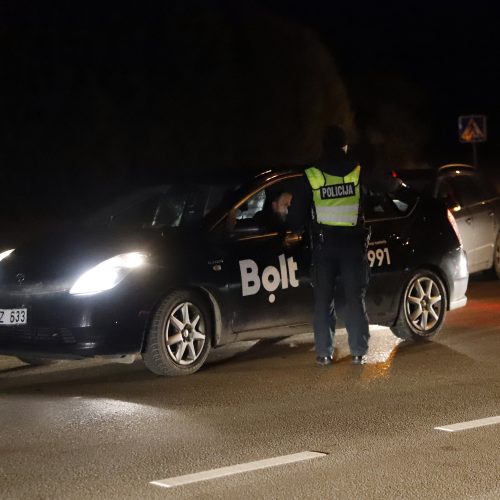 Kauno policijos vykdytas reidas   © Laimučio Brundzos nuotr.