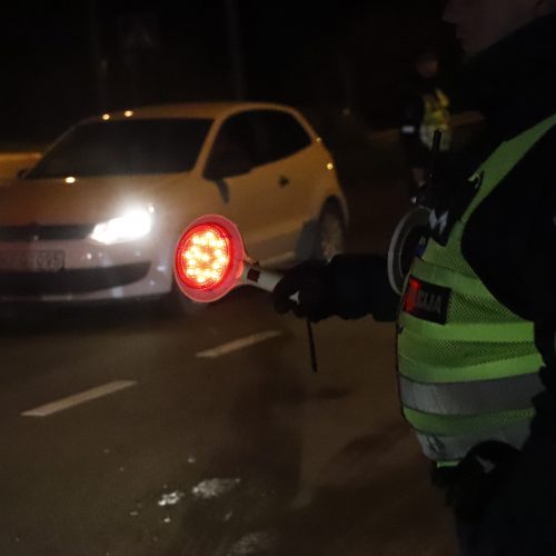 Kauno policijos vykdytas reidas   © Laimučio Brundzos nuotr.