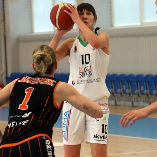 Aistės LSMU-RygosTTT 79:76  © Laimučio Brundzos nuotr.