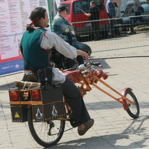 Baikerių šventė Rotušės aikštėje  © Laimučio Brundzos nuotr.