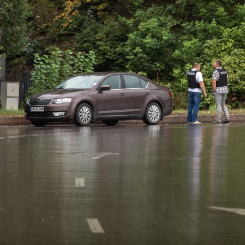 Uždaryta Salako gatvė  © Eitvydo Kinaičio nuotr.