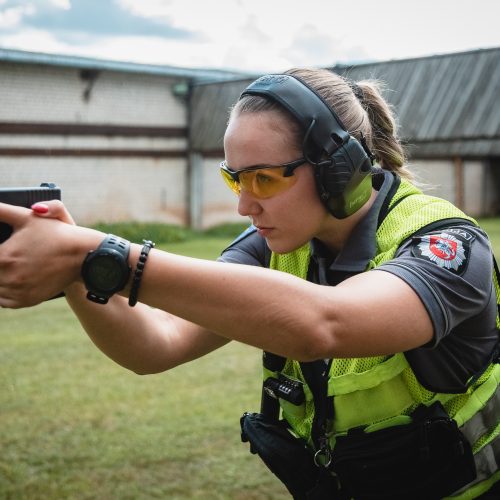 Kauno policijos pareigūnų konkursas  © Eitvydo Kinaičio nuotr.