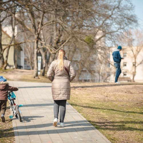 Nors judėjimo ribojimų neliko, žmonės į Birštoną neplūdo  © Eitvydo Kinaičio nuotr.