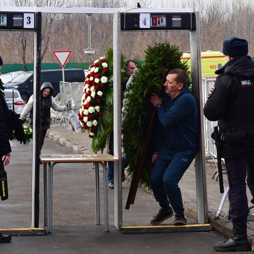 Kremliaus kritiko A. Navalno laidotuvės  © Scanpix nuotr.