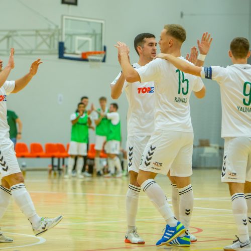 LFF futsalo taurės pusfinalis: „K. Žalgiris“ – „Bruklinas“ 7:0  © E. Šemioto nuotr.