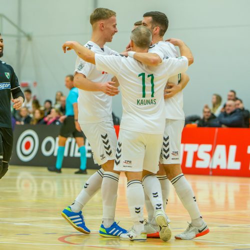 LFF futsalo taurės pusfinalis: „K. Žalgiris“ – „Bruklinas“ 7:0  © E. Šemioto nuotr.