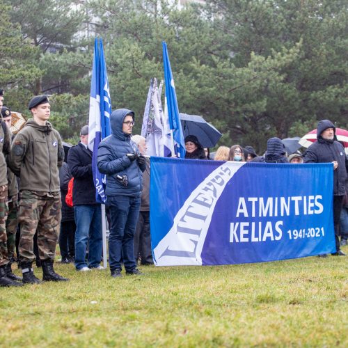 Renginys masinėms žydų žudynėms atminti  © Justinos Lasauskaitės nuotr.