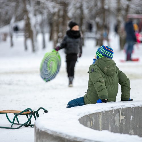 Policijos įspėjimų neišgirdo: kauniečiai ir vėl pabiro po parkus ir miškus  © Justinos Lasauskaitės nuotr.