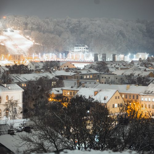 Kalėdinės dekoracijos papuošė Kauną  © Justinos Lasauskaitės nuotr.