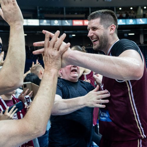 LKL sensacija: „Lietkabelis“ paliko „Žalgirį“ be finalo  © P. Peleckio / BNS nuotr.