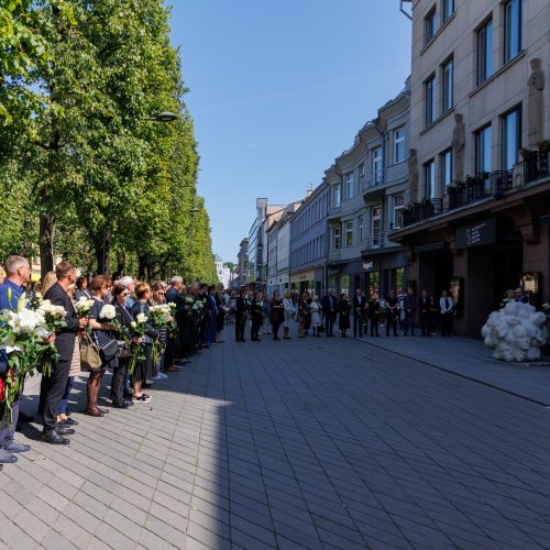  Atsisveikinimas su D. Rudokaite  © E. Ovčarenko / BNS nuotr.