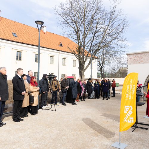  Lietuvos nacionalinis muziejus Gedimino kalno papėdėje atidarė Pilininko namą  © G. Skaraitienės / BNS nuotr. 