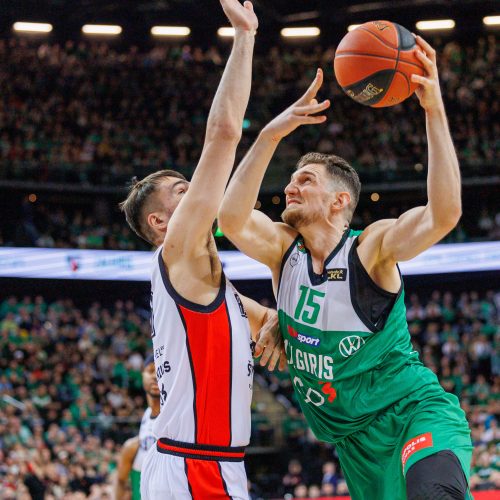 LKL rungtynės: Kauno „Žalgiris“ ir Vilniaus „Rytas“  © E. Ovčarenko / BNS nuotr.