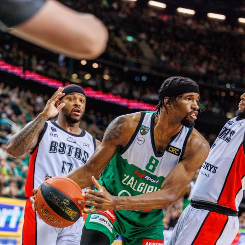 LKL rungtynės: Kauno „Žalgiris“ ir Vilniaus „Rytas“  © E. Ovčarenko / BNS nuotr.