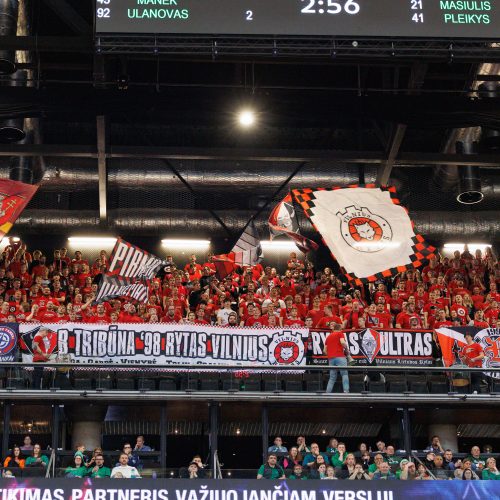 LKL rungtynės: Kauno „Žalgiris“ ir Vilniaus „Rytas“  © E. Ovčarenko / BNS nuotr.