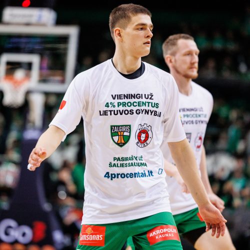 LKL rungtynės: Kauno „Žalgiris“ ir Vilniaus „Rytas“  © E. Ovčarenko / BNS nuotr.