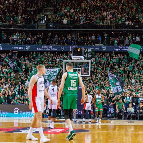 LKL rungtynės: Kauno „Žalgiris“ ir Vilniaus „Rytas“  © E. Ovčarenko / BNS nuotr.