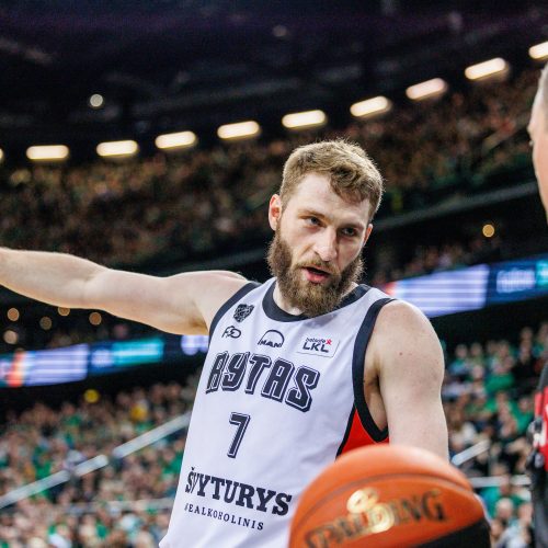 LKL rungtynės: Kauno „Žalgiris“ ir Vilniaus „Rytas“  © E. Ovčarenko / BNS nuotr.