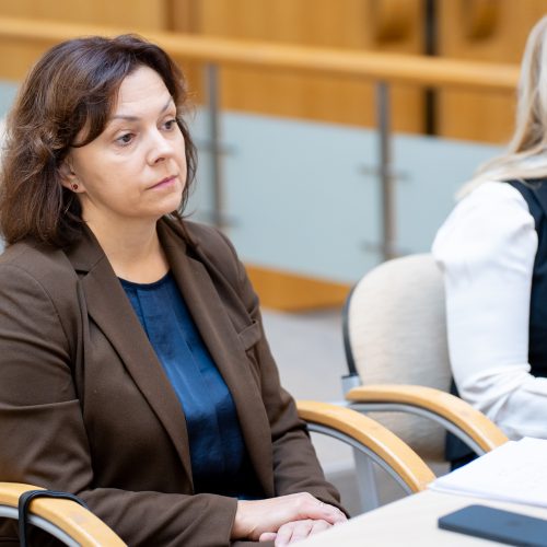 Lapkričio mėnesio Kauno tarybos posėdis <span style=color:red;>(2023)</span>  © Regimanto Zakšensko nuotr.