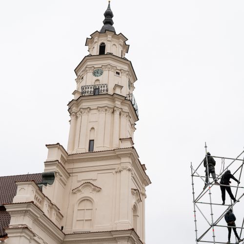 Pristatyta Kauno kalėdinė eglutė   © Regimanto Zakšensko nuotr.