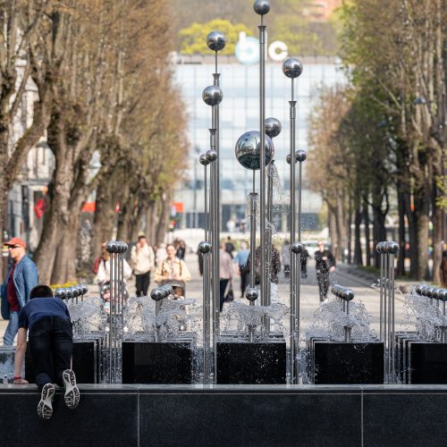 Kaune pradedamas fontanų sezonas  © Regimanto Zakšensko nuotr.