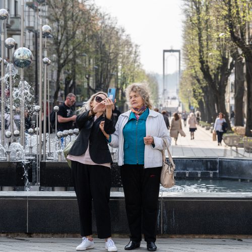 Kaune pradedamas fontanų sezonas  © Regimanto Zakšensko nuotr.