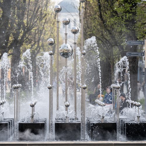 Kaune pradedamas fontanų sezonas  © Regimanto Zakšensko nuotr.