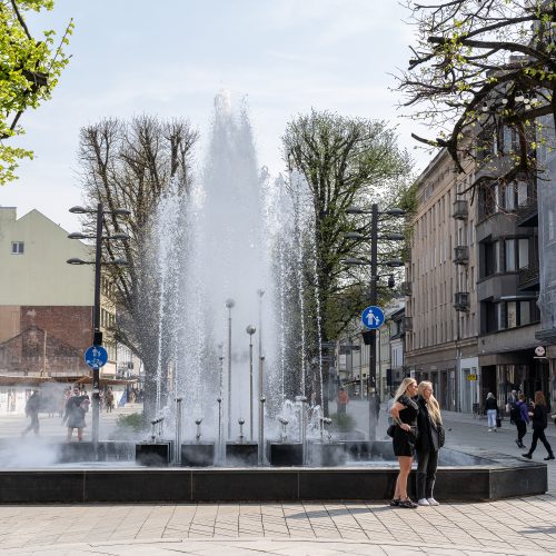 Kaune pradedamas fontanų sezonas  © Regimanto Zakšensko nuotr.