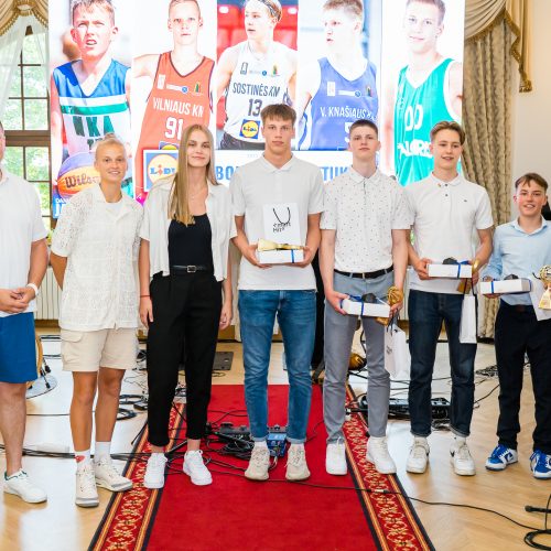 Lietuvos moksleivių krepšinio lygos uždarymo šventė