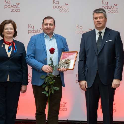 Apdovanoti parodos „Ką pasėsi… 2023“ laureatai  © Regimanto Zakšensko nuotr.