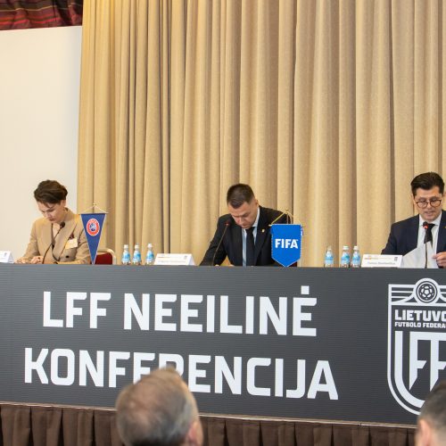 Išrinktas LFF prezidentas  © Regimanto Zakšensko nuotr.