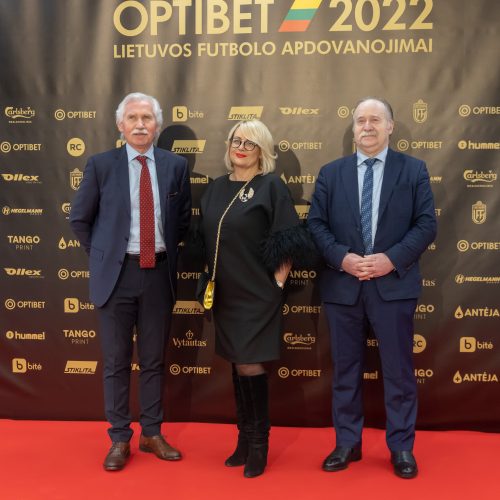 Lietuvos futbolo geriausiųjų apdovanojimai  © Regimanto Zakšensko nuotr.