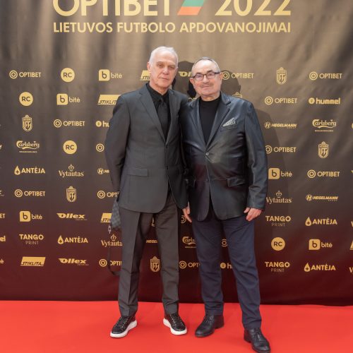 Lietuvos futbolo geriausiųjų apdovanojimai  © Regimanto Zakšensko nuotr.